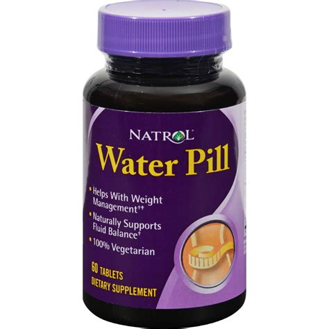 Sundown Naturals Herbal Supplement Natural Water Pills 60 Count will supply you with potassium which is an essential mineral that works with sodium to regulate your body's water balance. They are caffeine-free and vegetarian friendly so they can be used by almost anyone. These herbal water pills include the gentle herbal support of asparagus ... 
